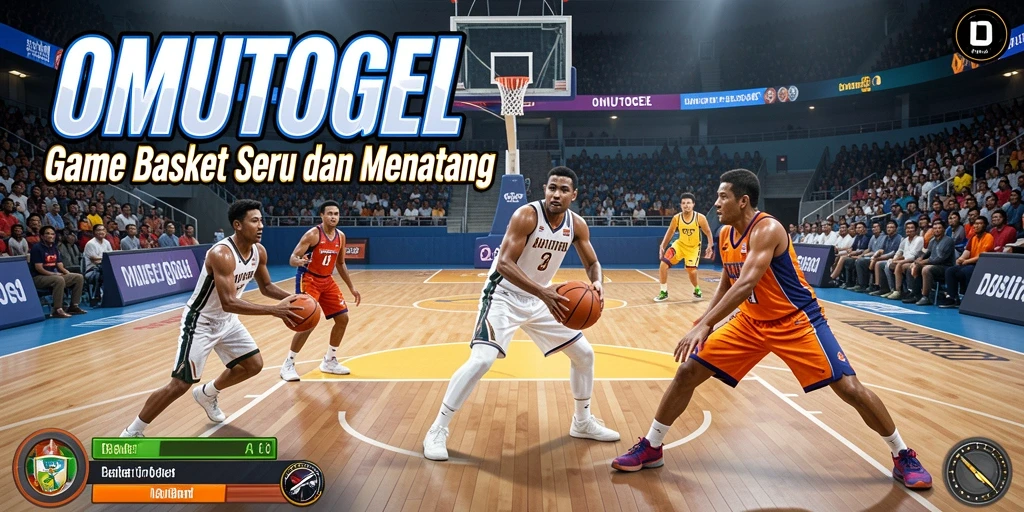 Screenshot antarmuka game Basket OMUTOGEL yang menarik.