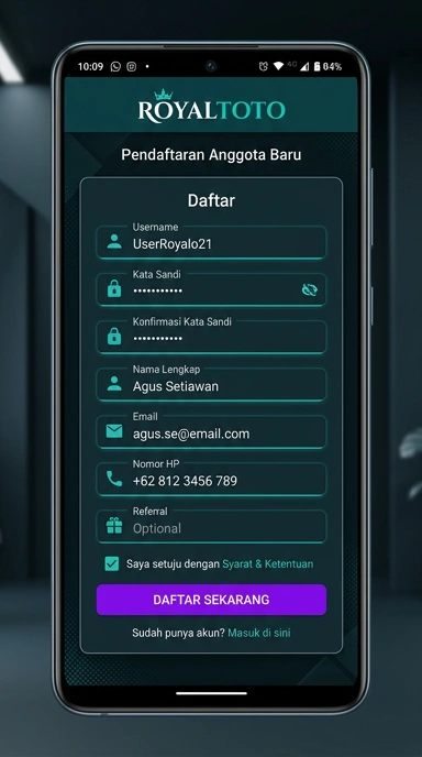 Cara Mudah Daftar Akun royaltoto untuk Pemain Baru